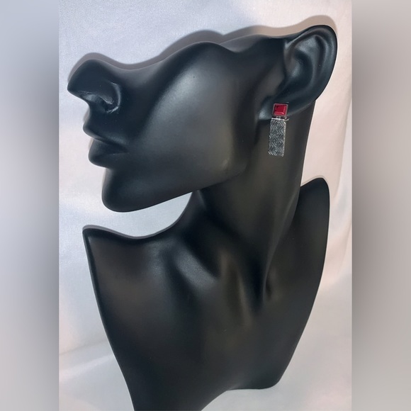 Sterling Silver (925) Jasper Earrings - Picture 1 of 5